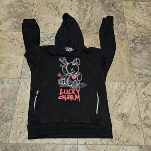 Men's Black Keys bkys "Lucky Charm" Pullover Hoodie with Embroidery/Pockets - Bl
